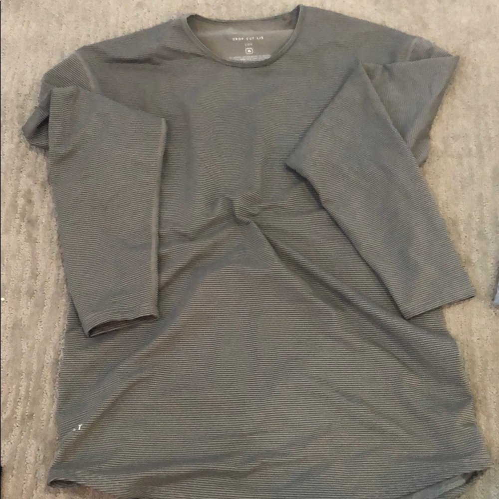 BYLT drop cut long sleeve shirt
